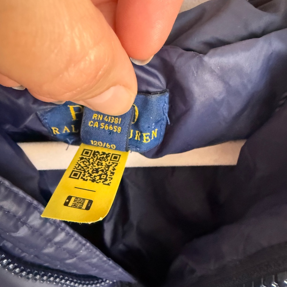 Polo by Ralph Lauren Kids Jacket - Multicolor on Navy - Picture 5 of 6